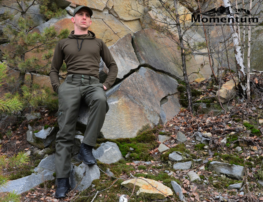 Softshell Pants Momentum – Olive