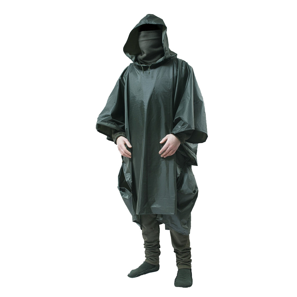 Poncho de Pluie Tactique Momentum — Rubberized Khaki
