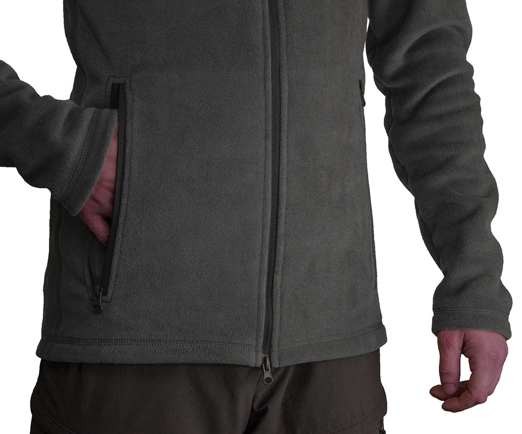 Jacket fleece men Momentum Polar Gray