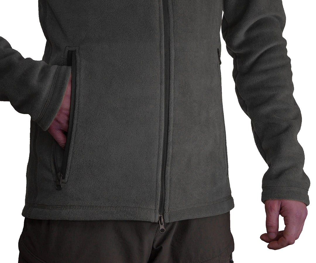 Jacket fleece men Momentum Polar Gray