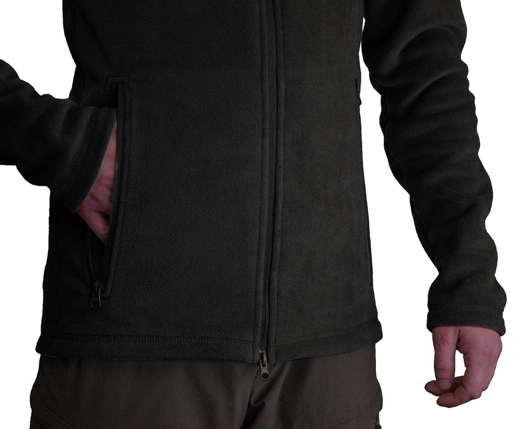 Jacket fleece men Momentum Polar Black