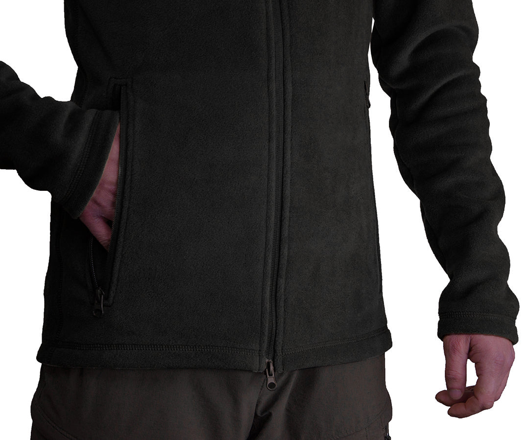 Jacket fleece men Momentum Polar Black