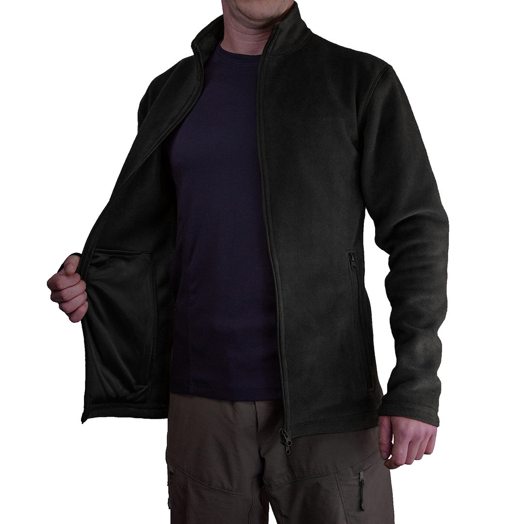 Jacket fleece men Momentum Polar Black