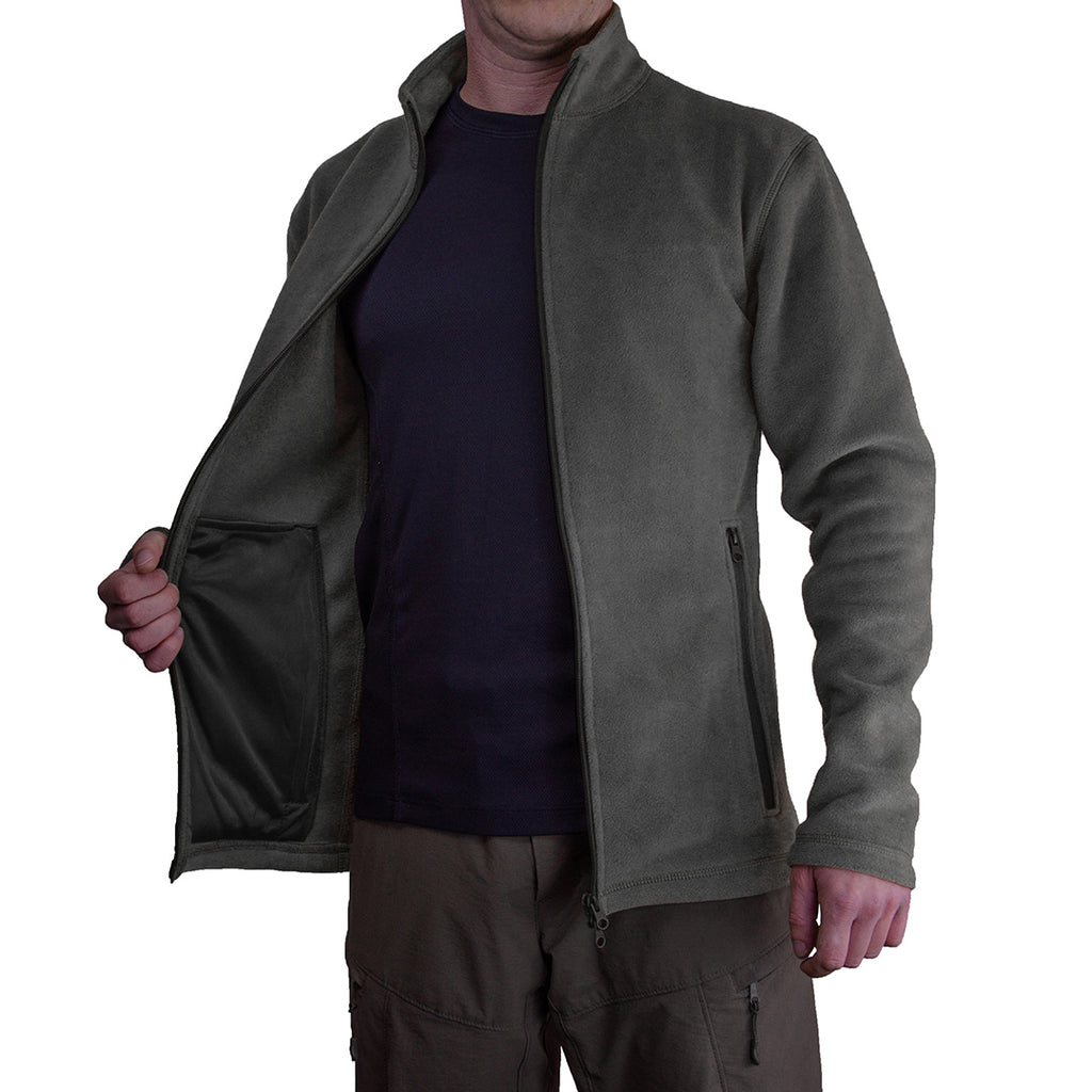 Jacket fleece men Momentum Polar Gray