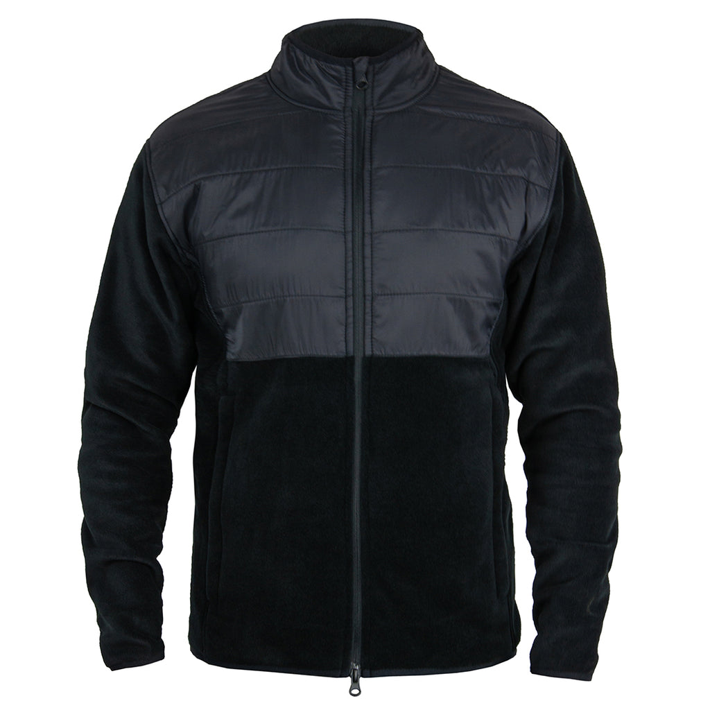 Jacket fleece men Momentum Shadow Grid - Black