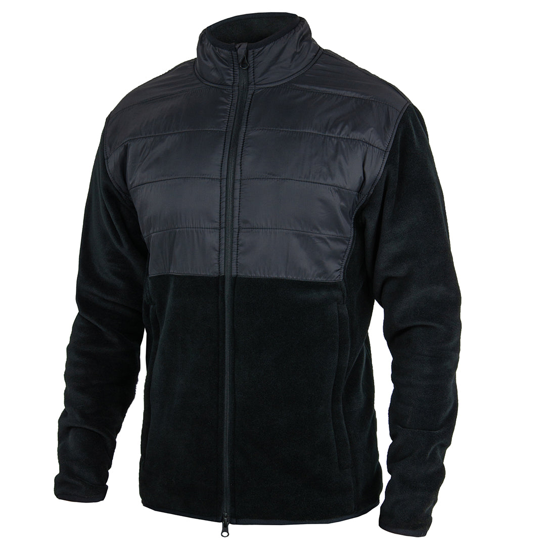 Jacket fleece men Momentum Shadow Grid - Black