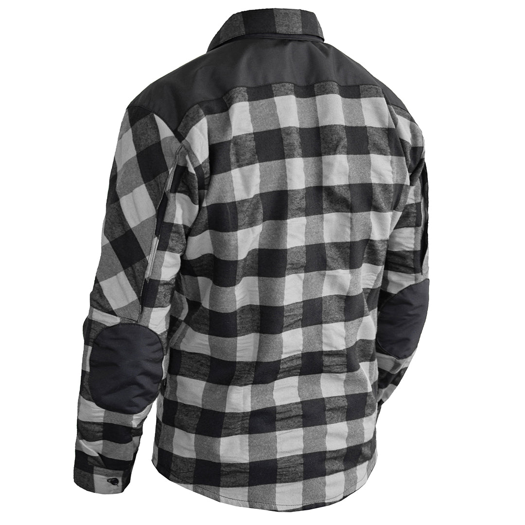 Momentum Mens Flannel Shirt Lumberjack Gray