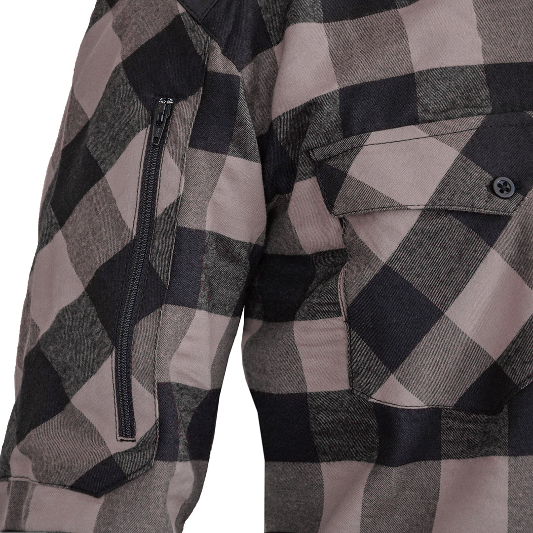 Momentum Mens Flannel Shirt Lumberjack Brown