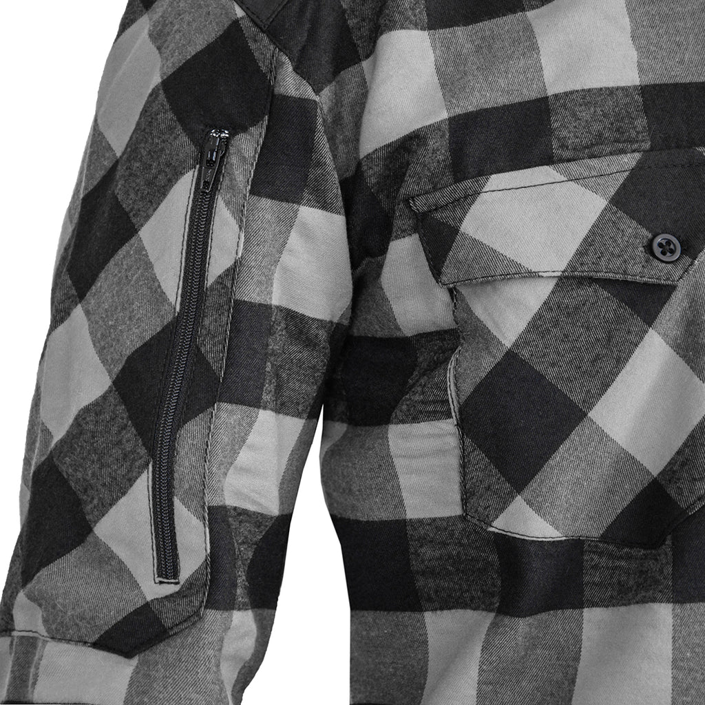 Momentum Mens Flannel Shirt Lumberjack Gray