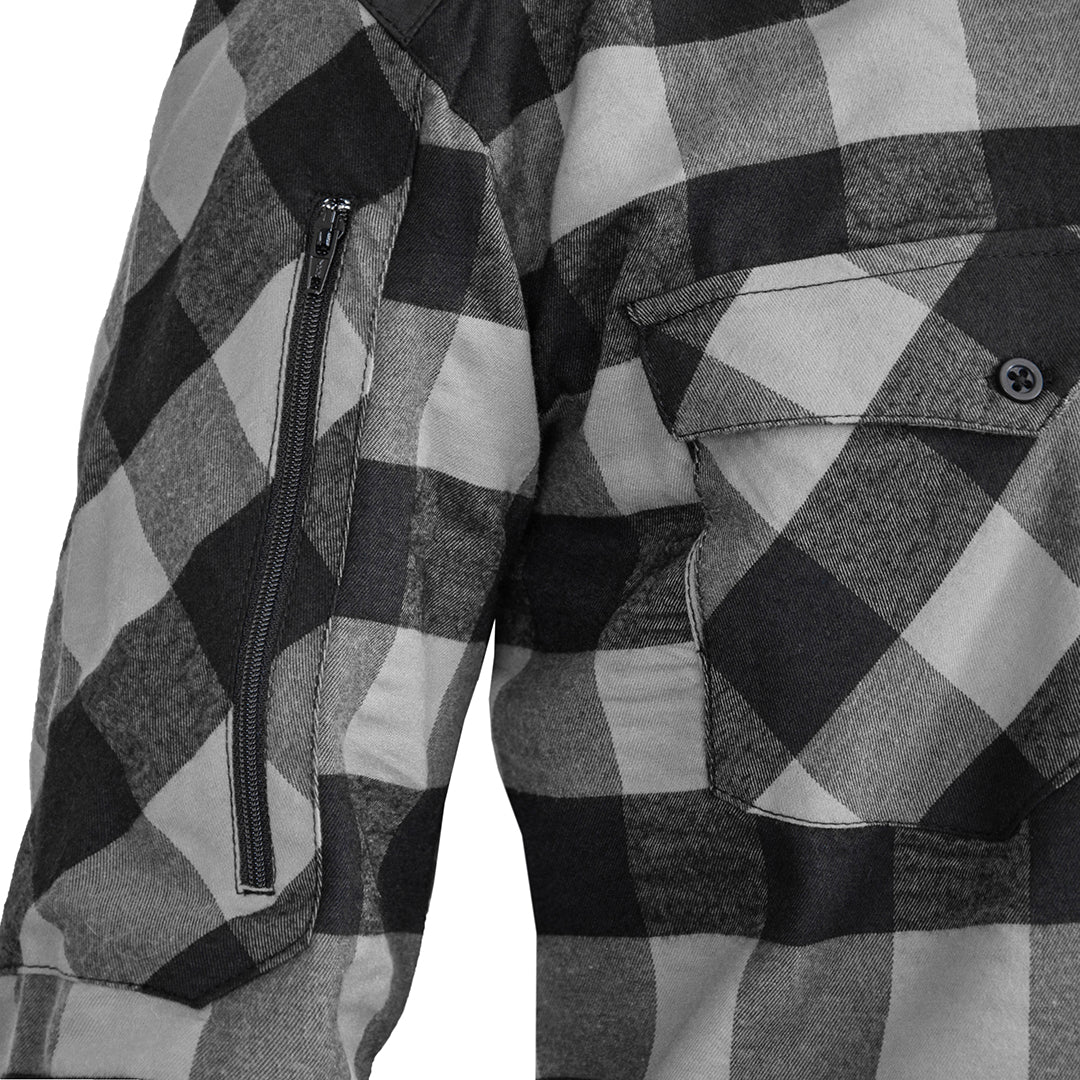 Momentum Mens Flannel Shirt Lumberjack Gray