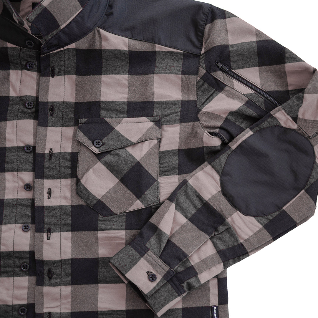 Momentum Mens Flannel Shirt Lumberjack Brown