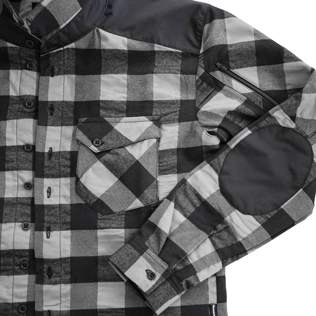 Momentum Mens Flannel Shirt Lumberjack Gray
