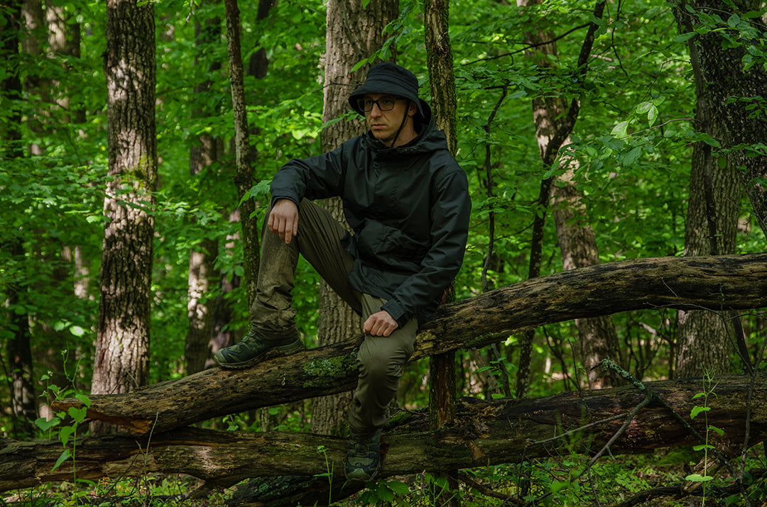 Momentum Overland Rain Jacket – Black