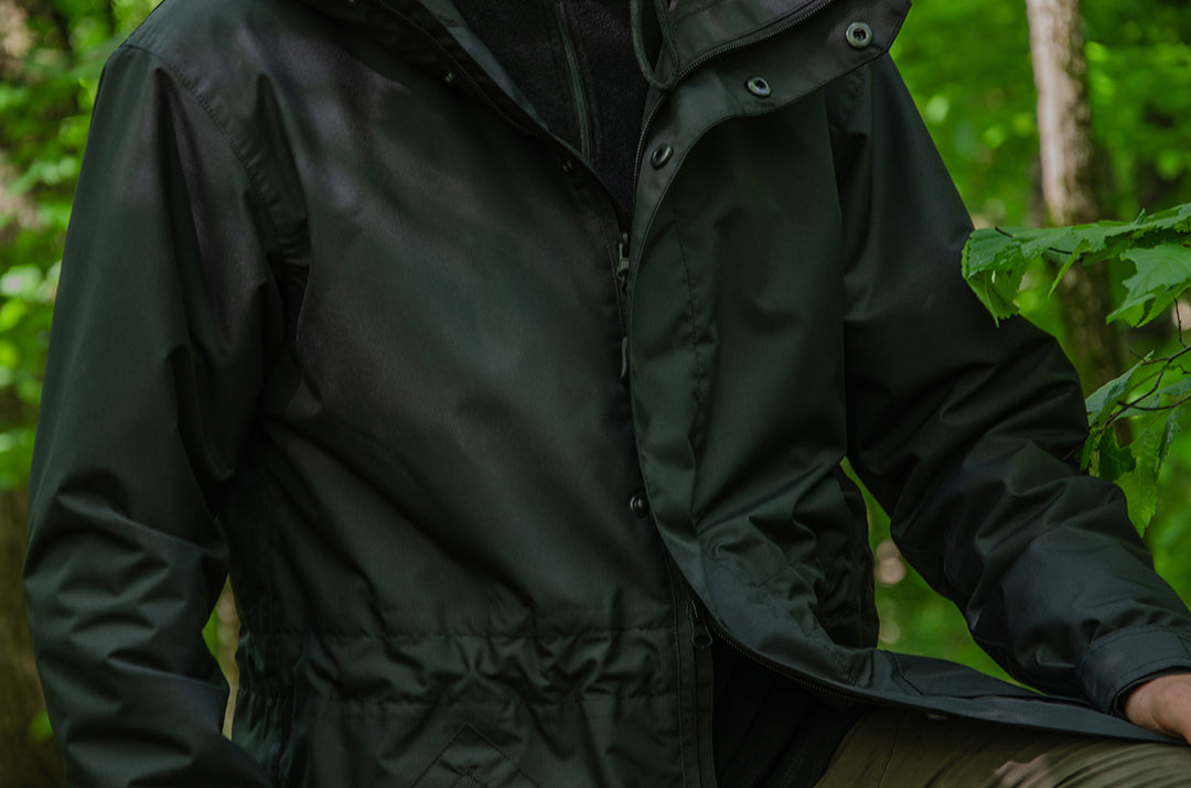Momentum Overland Rain Jacket – Black