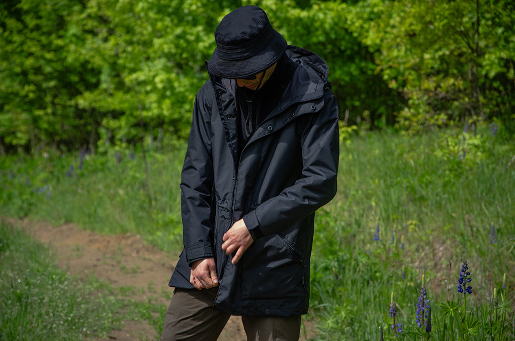 Momentum Overland Rain Jacket – Black