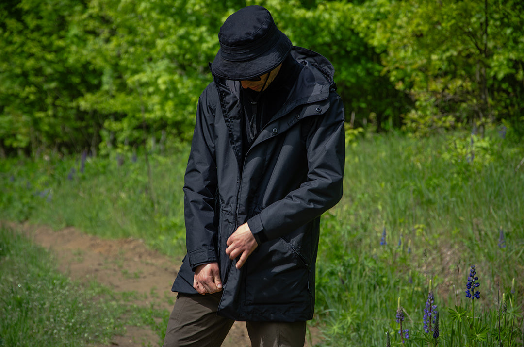 Momentum Overland Rain Jacket – Black